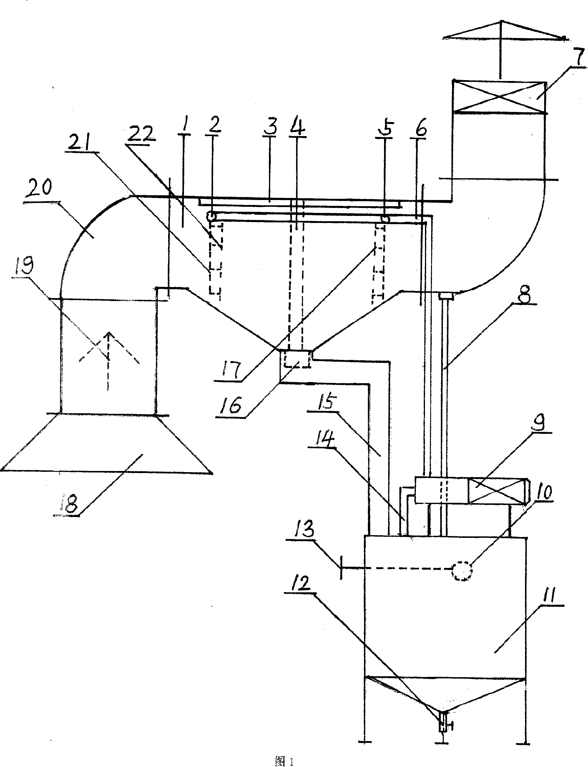 Apparatus for fire prevention of oil smoke pipeline and purifying oil smoke