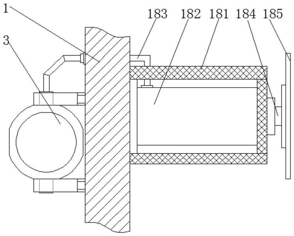 Mung bean stuffing processing device integrating washing, soaking and cooking