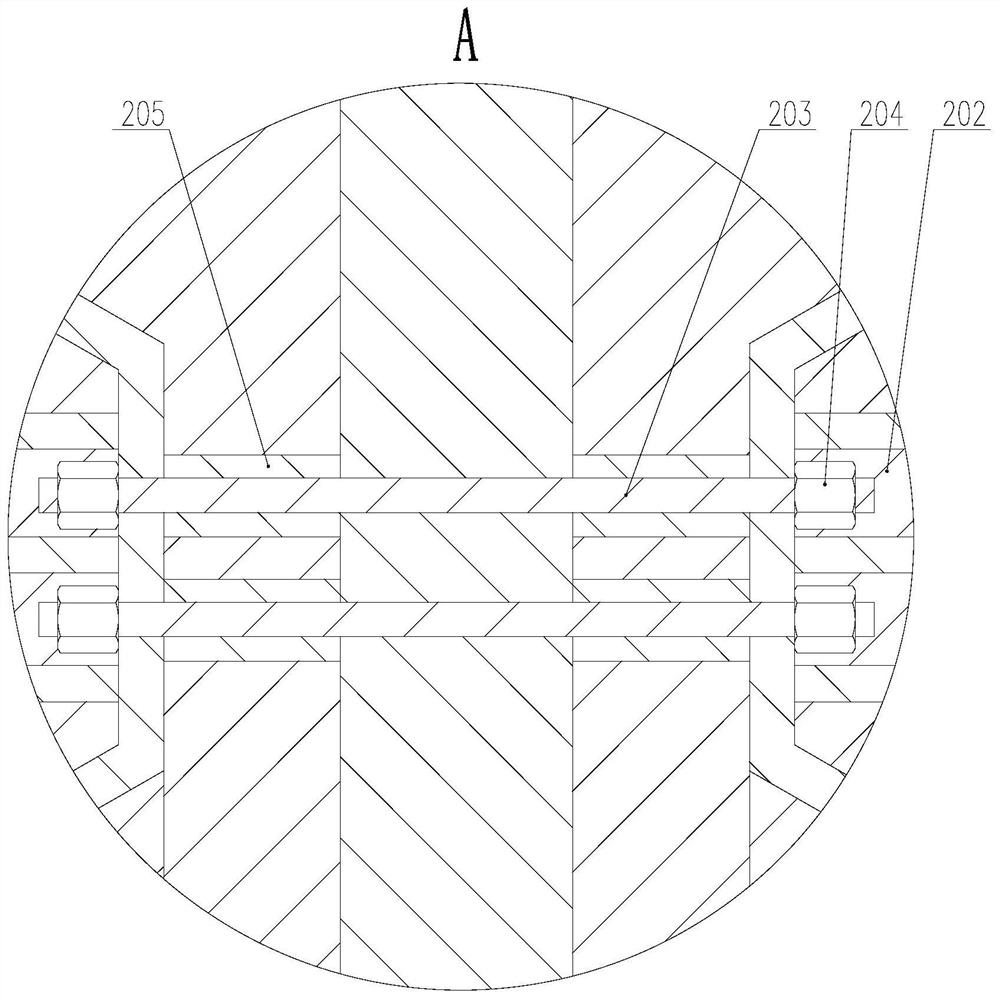 Steel reinforced concrete composition slab