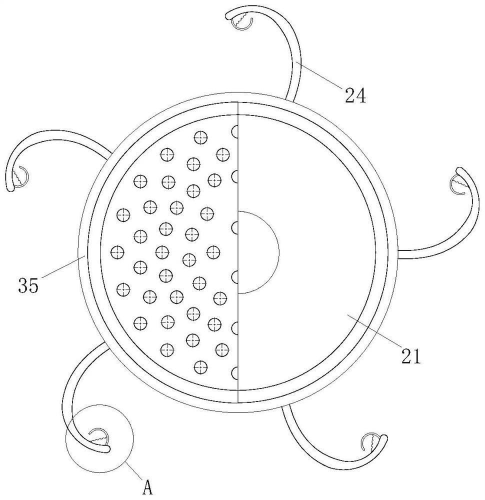 Low-energy-consumption sewage deep denitrification system