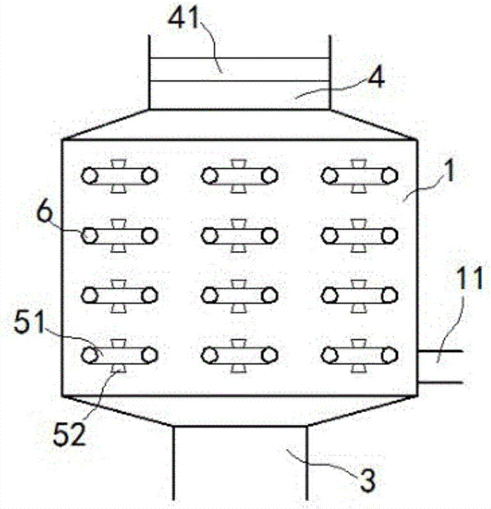 Air purification method of fiber dust remover