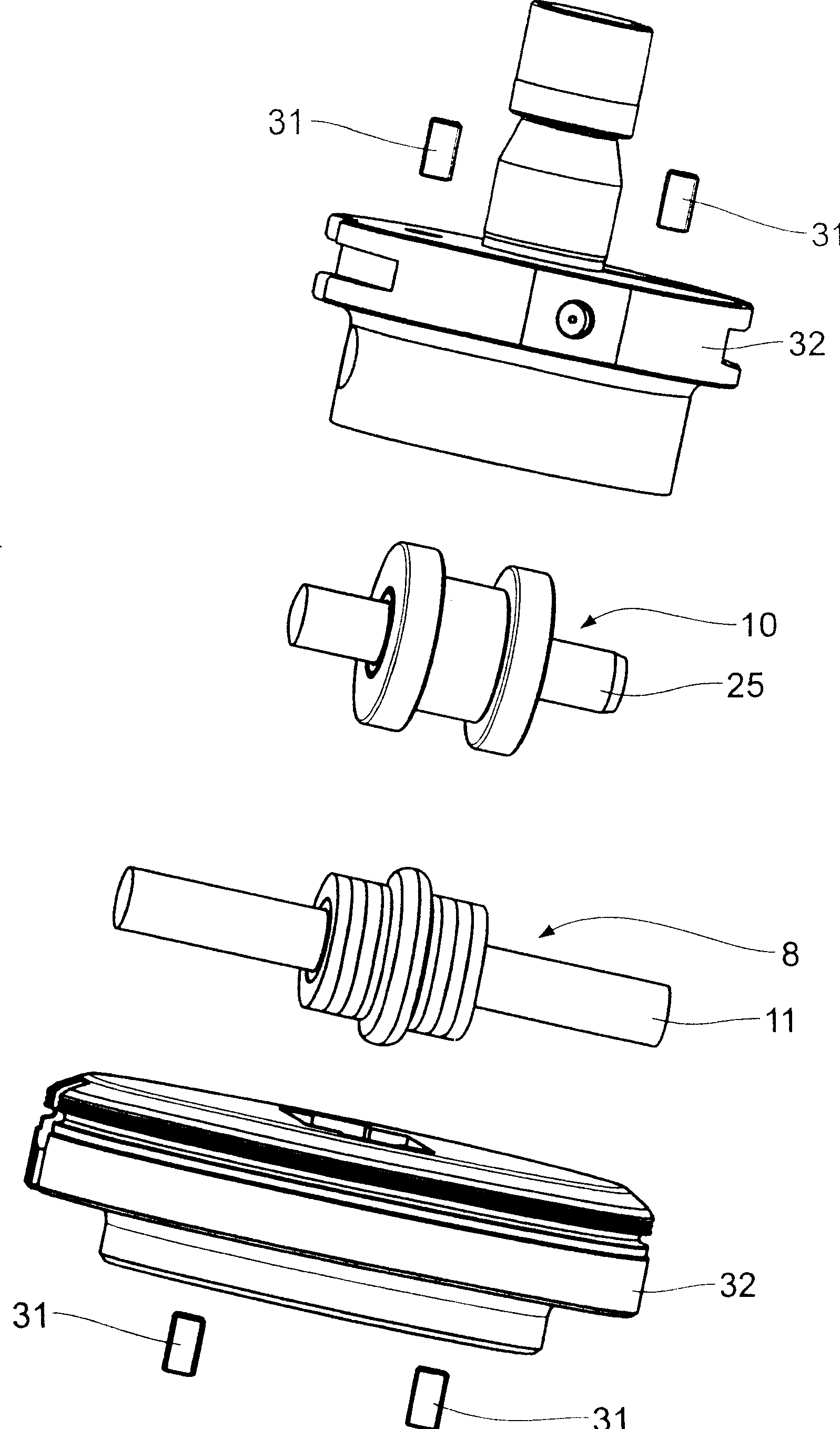 Roller tool for the deformation of metal sheet along a line and device for deforming metal sheet comprising such a roller tool