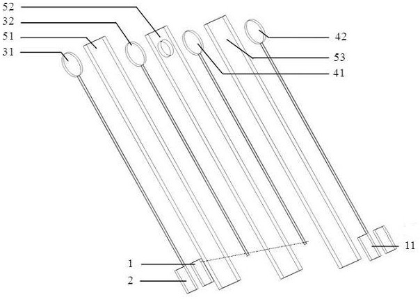 Separated heating wide-range oxygen sensor