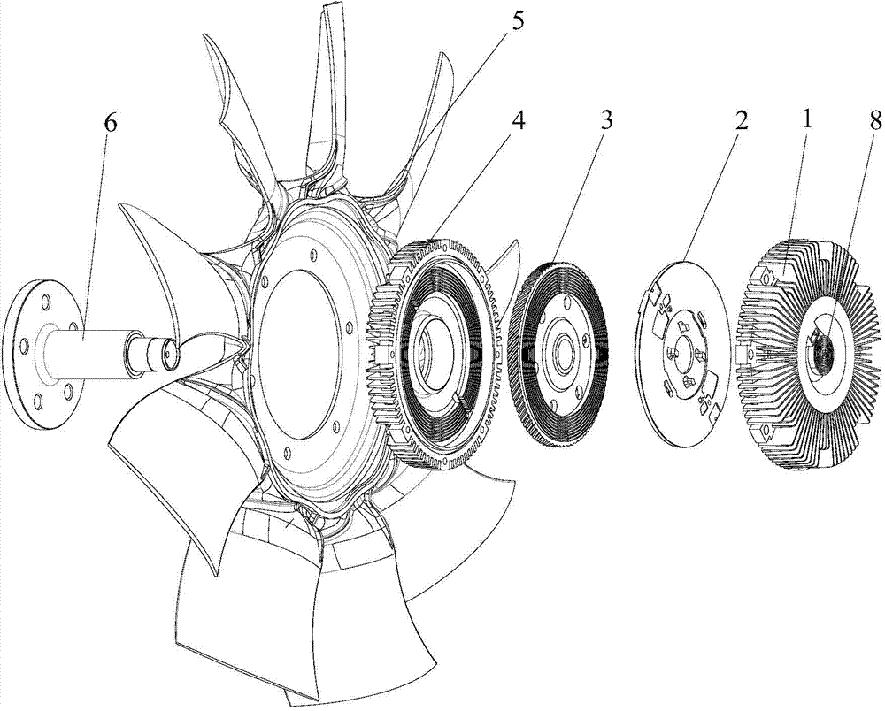 Method for determining parameters of bipolar silicone oil clutch fan of vehicle