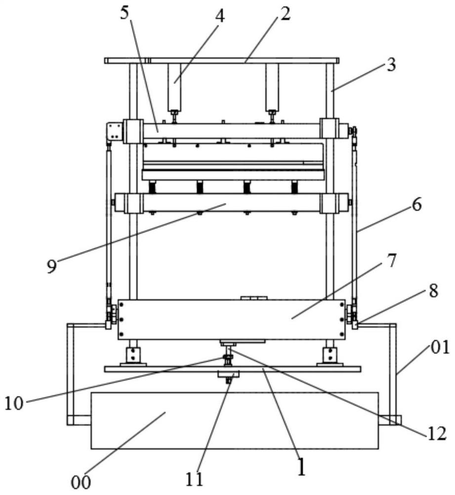 A control device for dynamic soft reduction of slab continuous casting