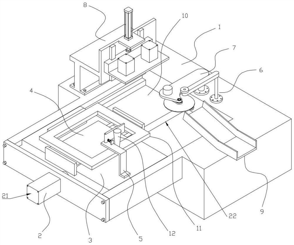 A semi-automatic gate removal and drilling equipment for fixed brackets of communication base stations