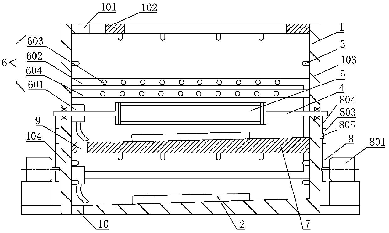 Blood platelet constant-temperature oscillation storage box for blood transfusion department