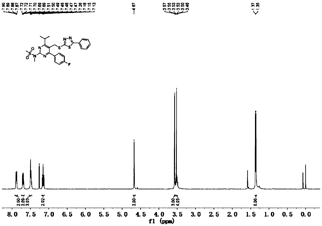 A kind of synthetic method of rosuvastatin tert-butyl ester