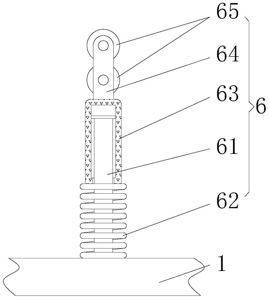 A working method of winding guide roller equipment for textile machinery