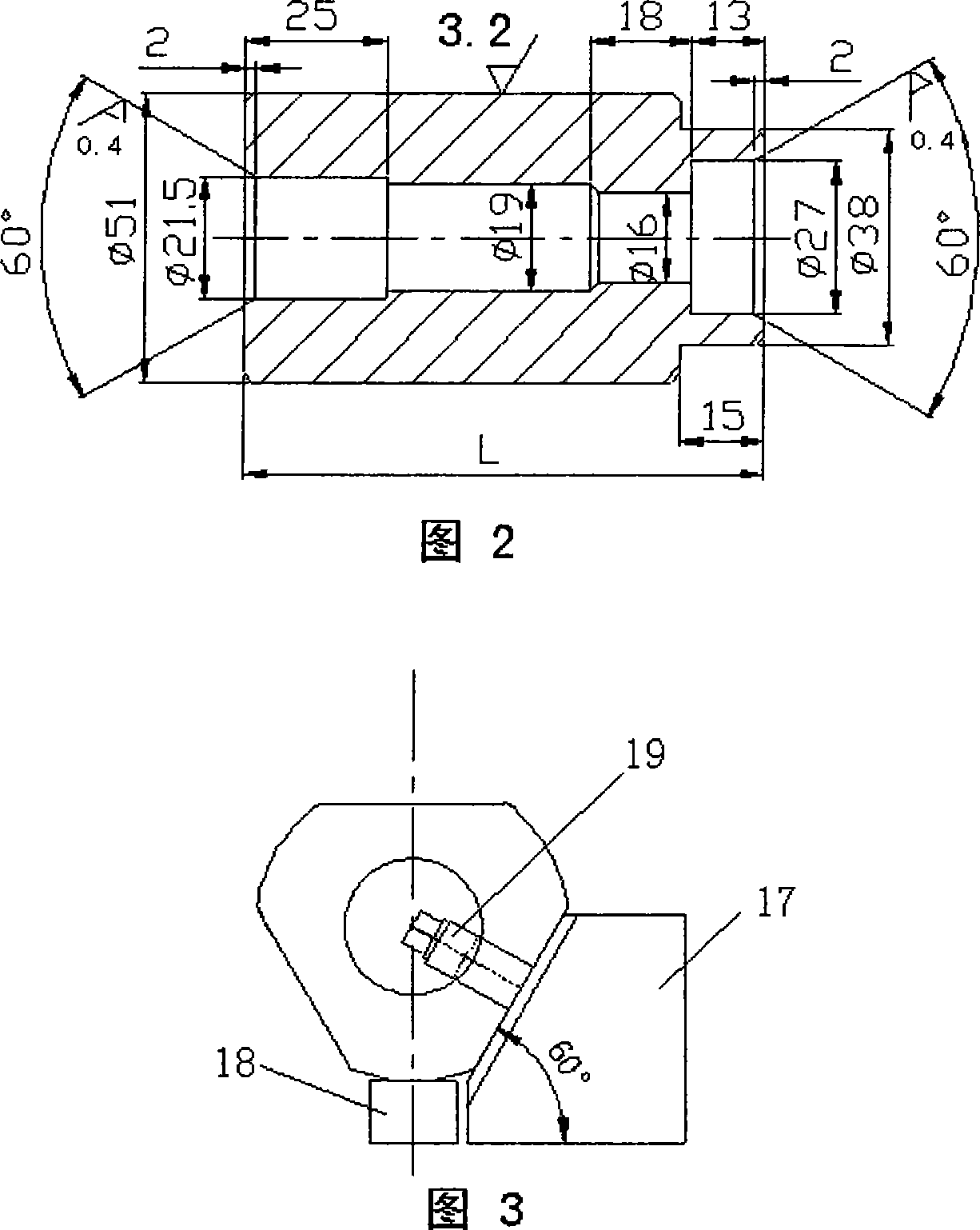 Method for processing center frame of equal height triangle sleeve barrel structure and triangle sleeve barrel