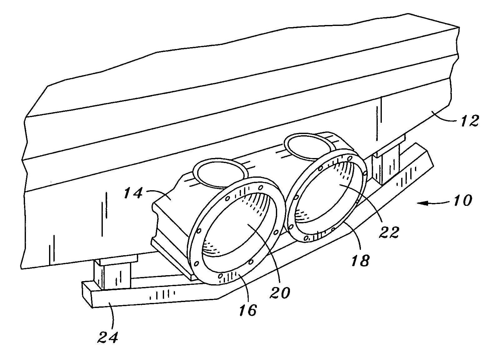 Water intake and transmission system