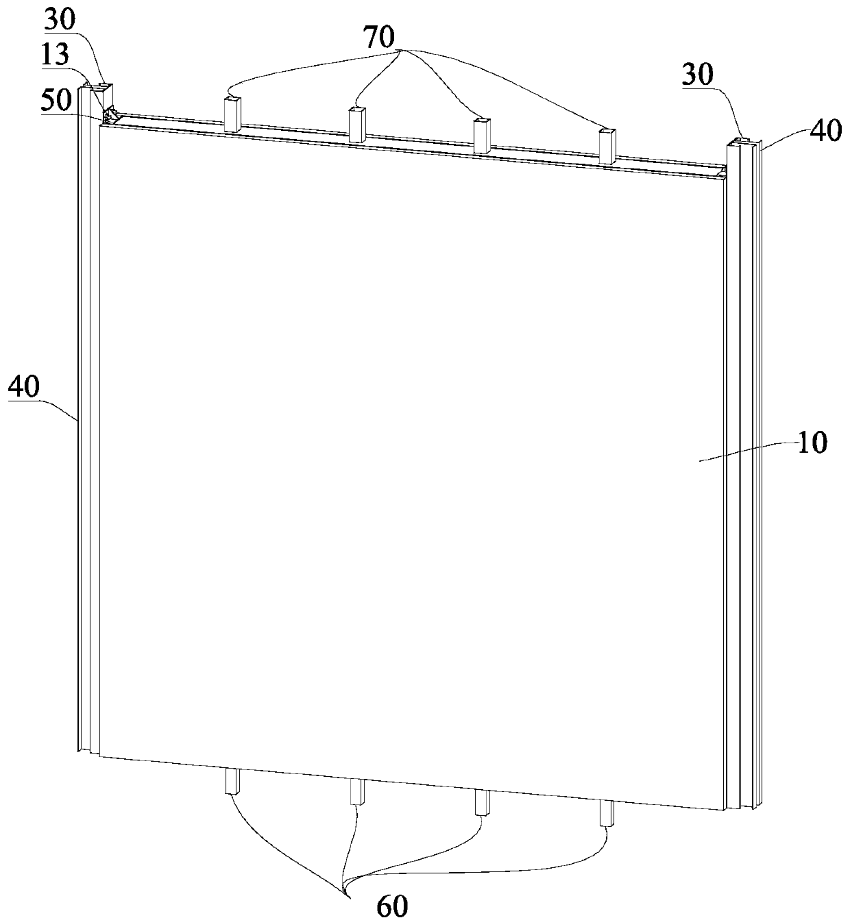 Modular prefabricated composite wall, prefabricated building structure system and construction method