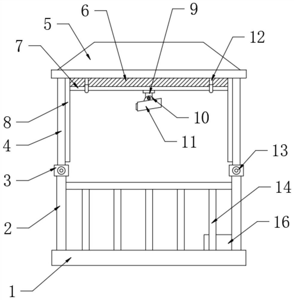 Hydraulic lift with protection mechanism and using method of hydraulic lift