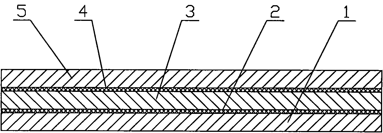 Build-up board for buildings and preparation method thereof