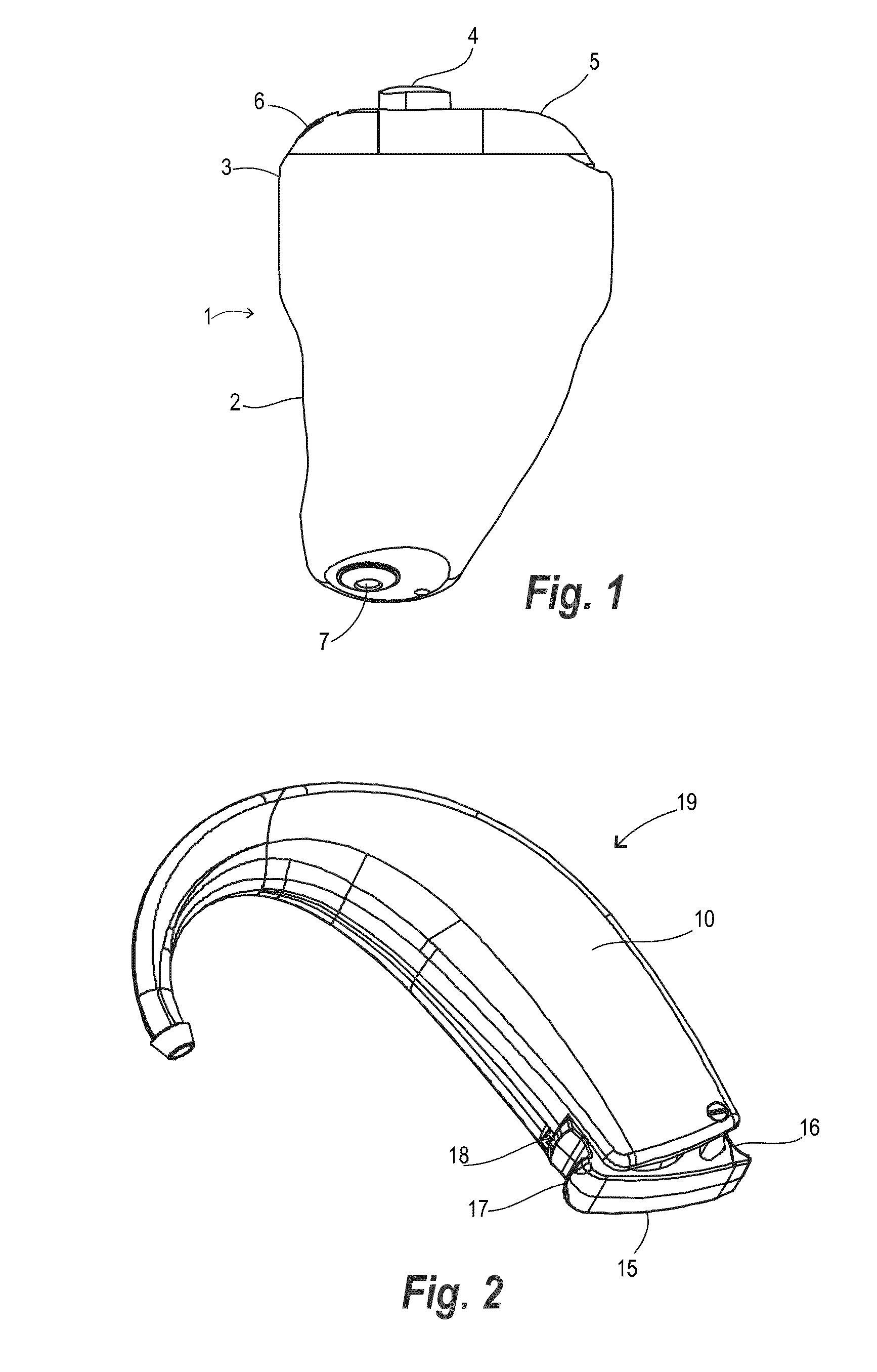 Component for a hearing aid and a method of making a component for a hearing aid