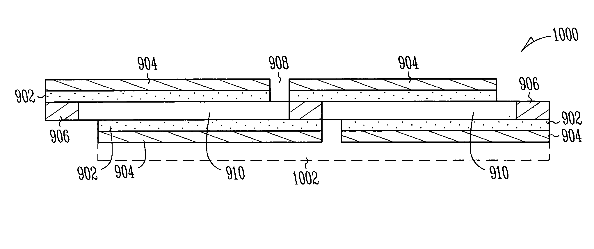 Electrochemical cell assemblies including a region of discontinuity