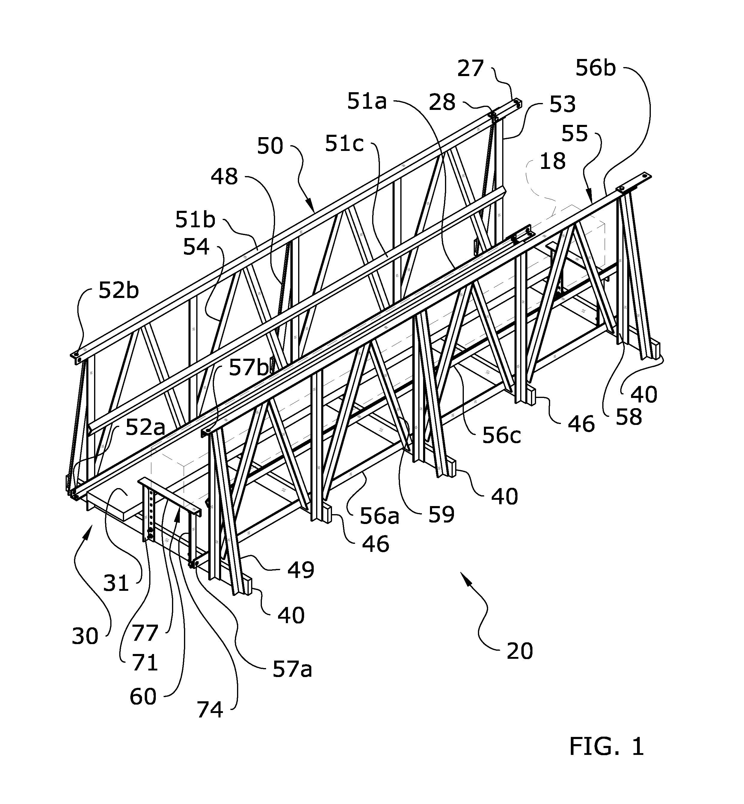 Catwalk and conveyor support system for grain handling