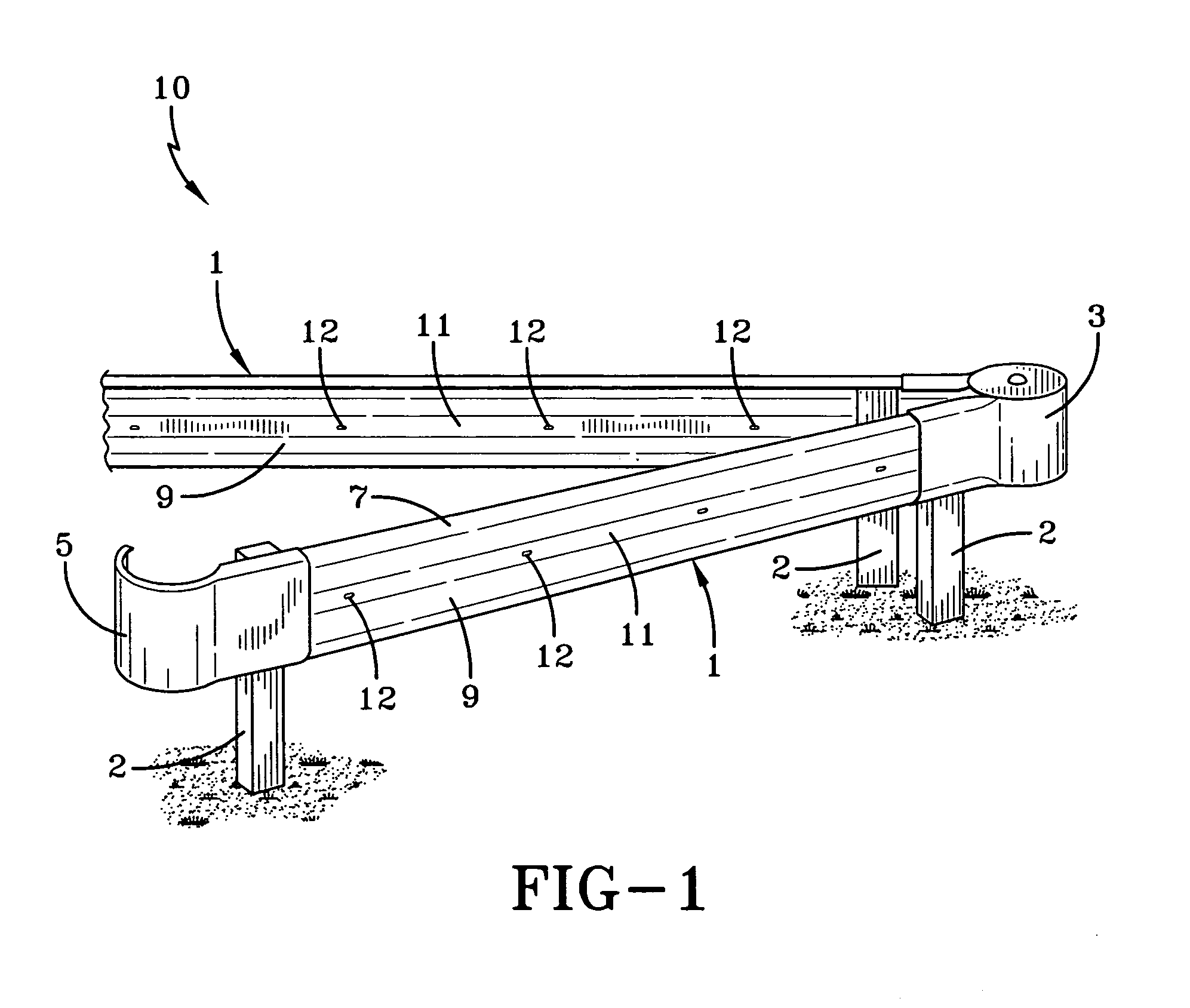 Visual highlight accessory for highway guardrails