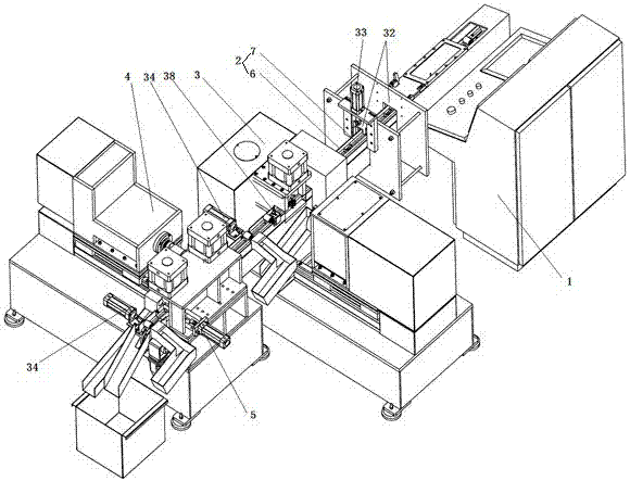 Scrap submunition bullet decomposition machine