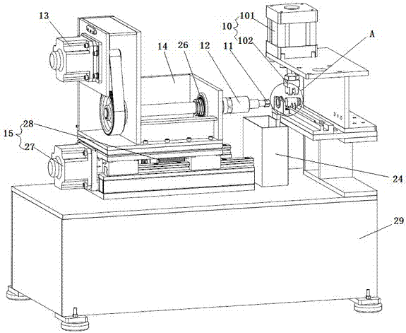 Scrap submunition bullet decomposition machine