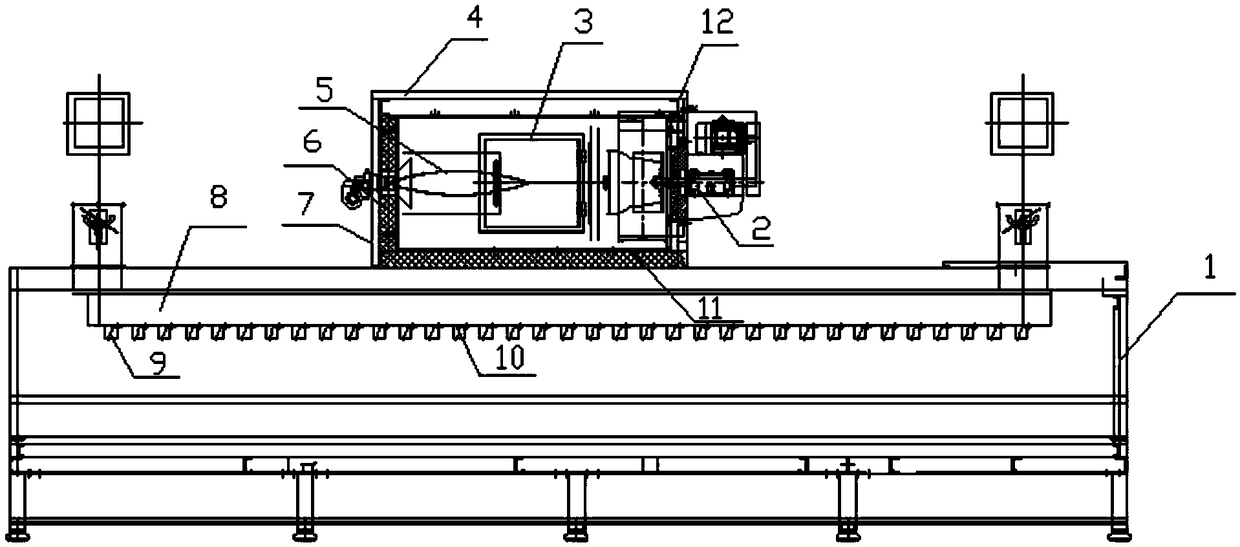 External coating drying system of non-stick pan production line