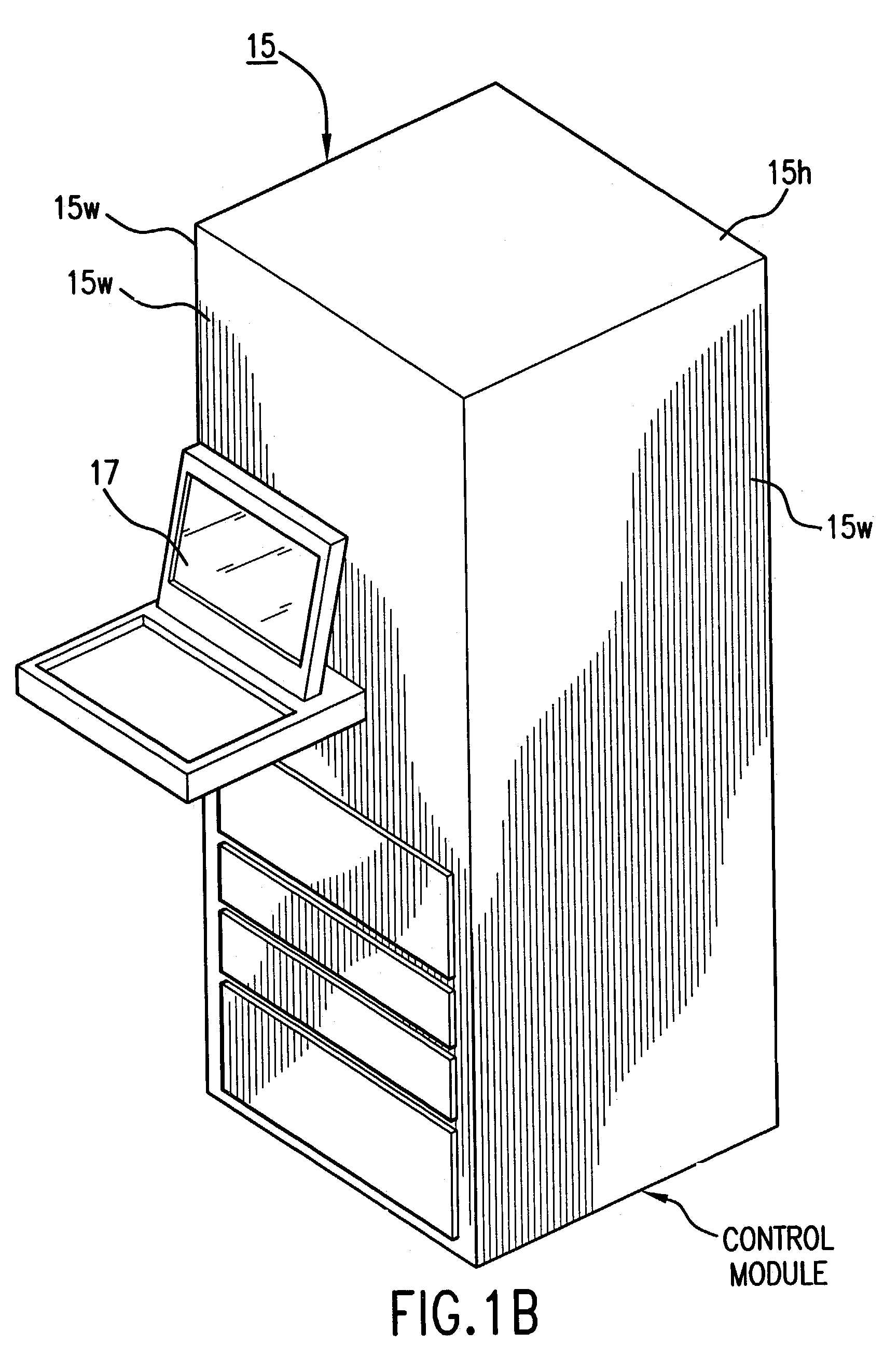 Optical pumping modules, polarized gas blending and dispensing systems, and automated polarized gas distribution systems and related devices and methods