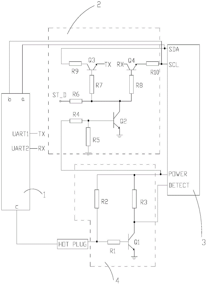 Switching circuit based on HDMI interface