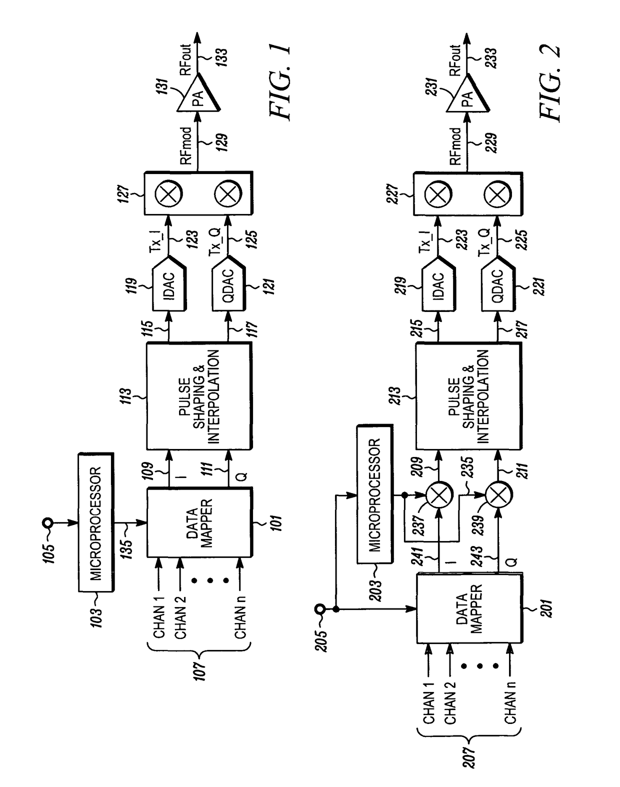 Method and system for scaling a multi-channel signal