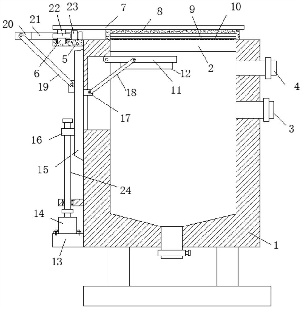 Sunlight fermentation hydrogen production apparatus