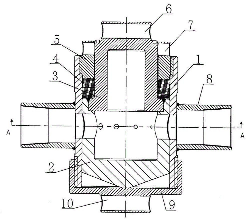 A flow limiting device with adjustable pore size