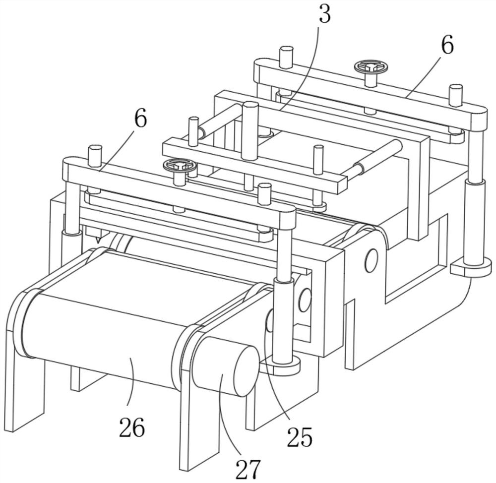 Clothing fabric distance adjusting and cutting equipment