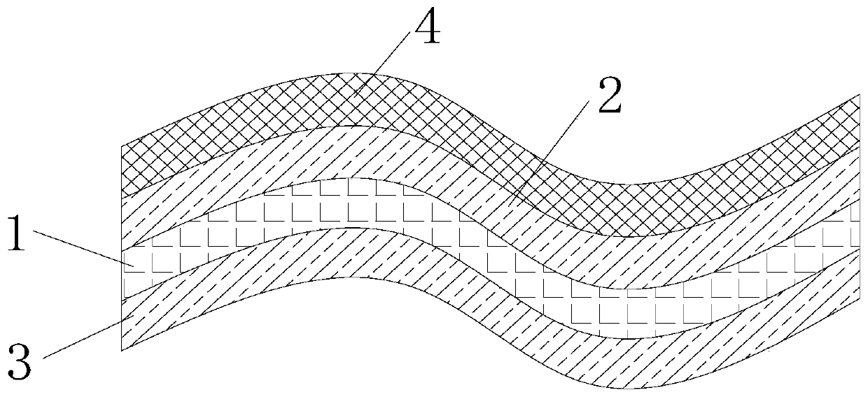 Polyester fabric with good color fixation and preparation method thereof