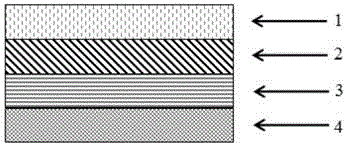 High heat conduction metal foil layer/graphene metal mixed layer composite heat radiation film