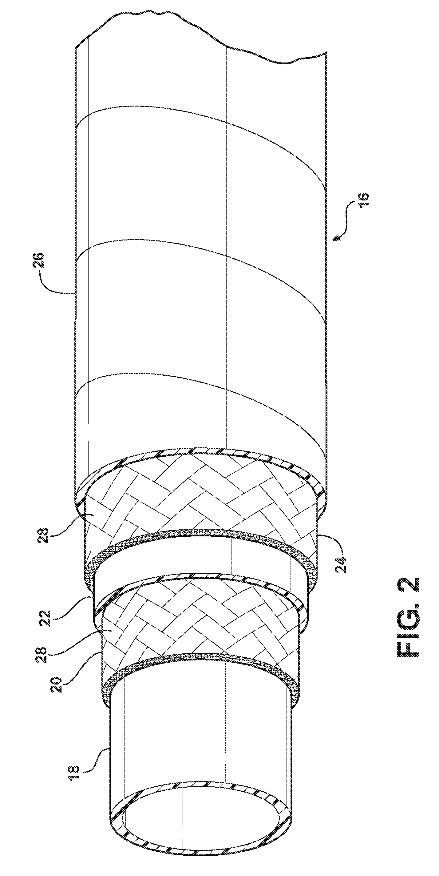 Degradation detection system for a hose assembly