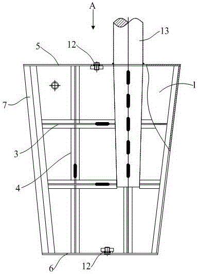 Manufacturing method of suspended balance rudder for high-speed boats