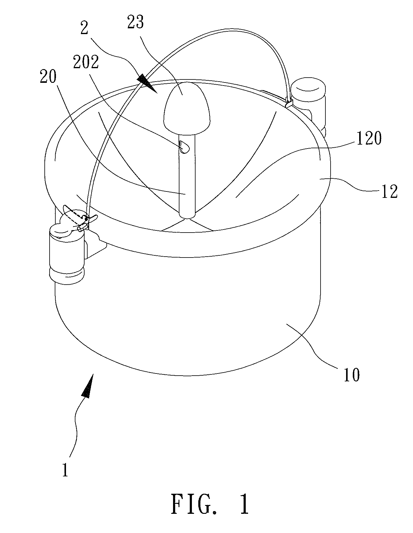 Air relief valve structure of pressure cooker