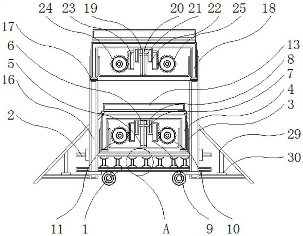 An oil drill adopts an adjustable lift