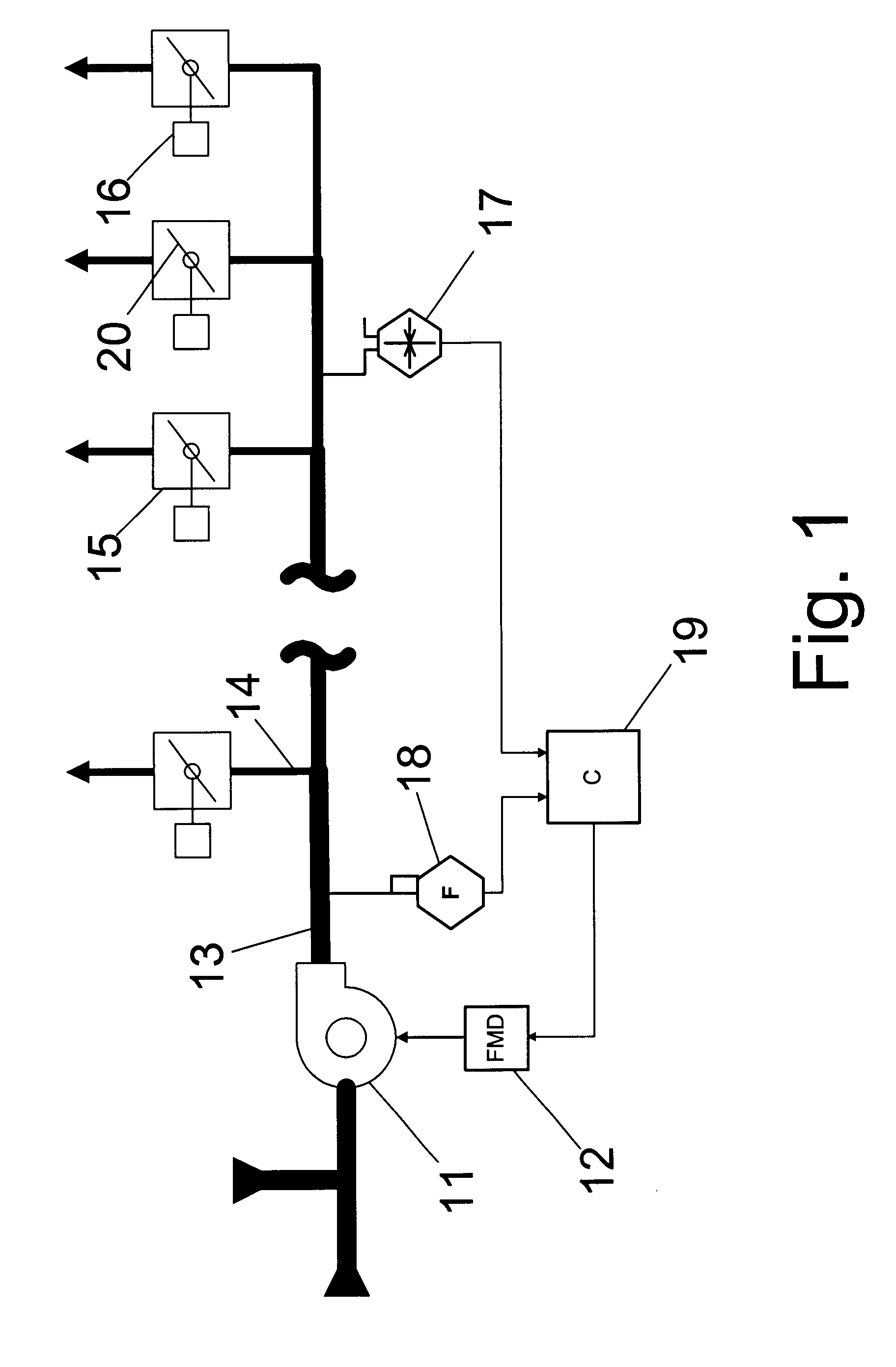 Method and apparatus for controlling variable air volume supply fans in heating, ventilating, and air-conditioning systems