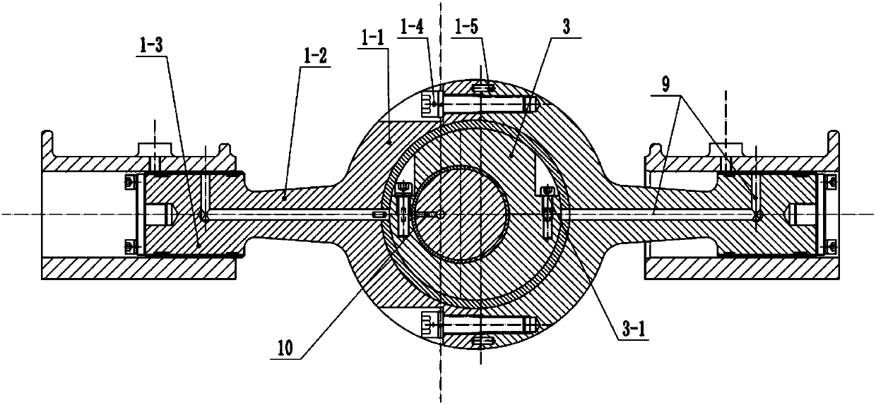 Contraposition linear reciprocating pump driving mechanism