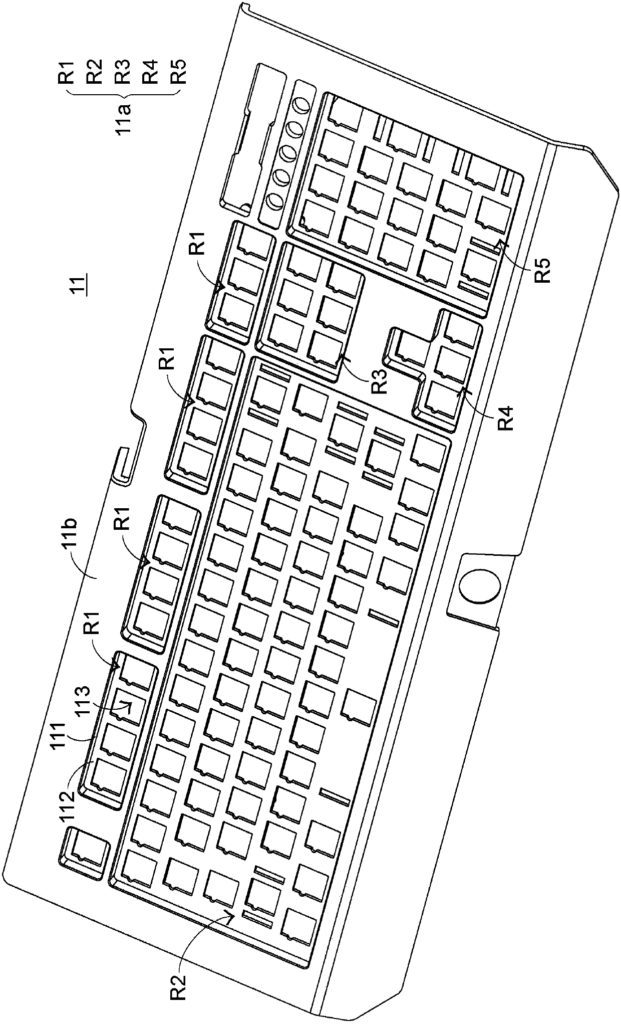 Optical keyboard