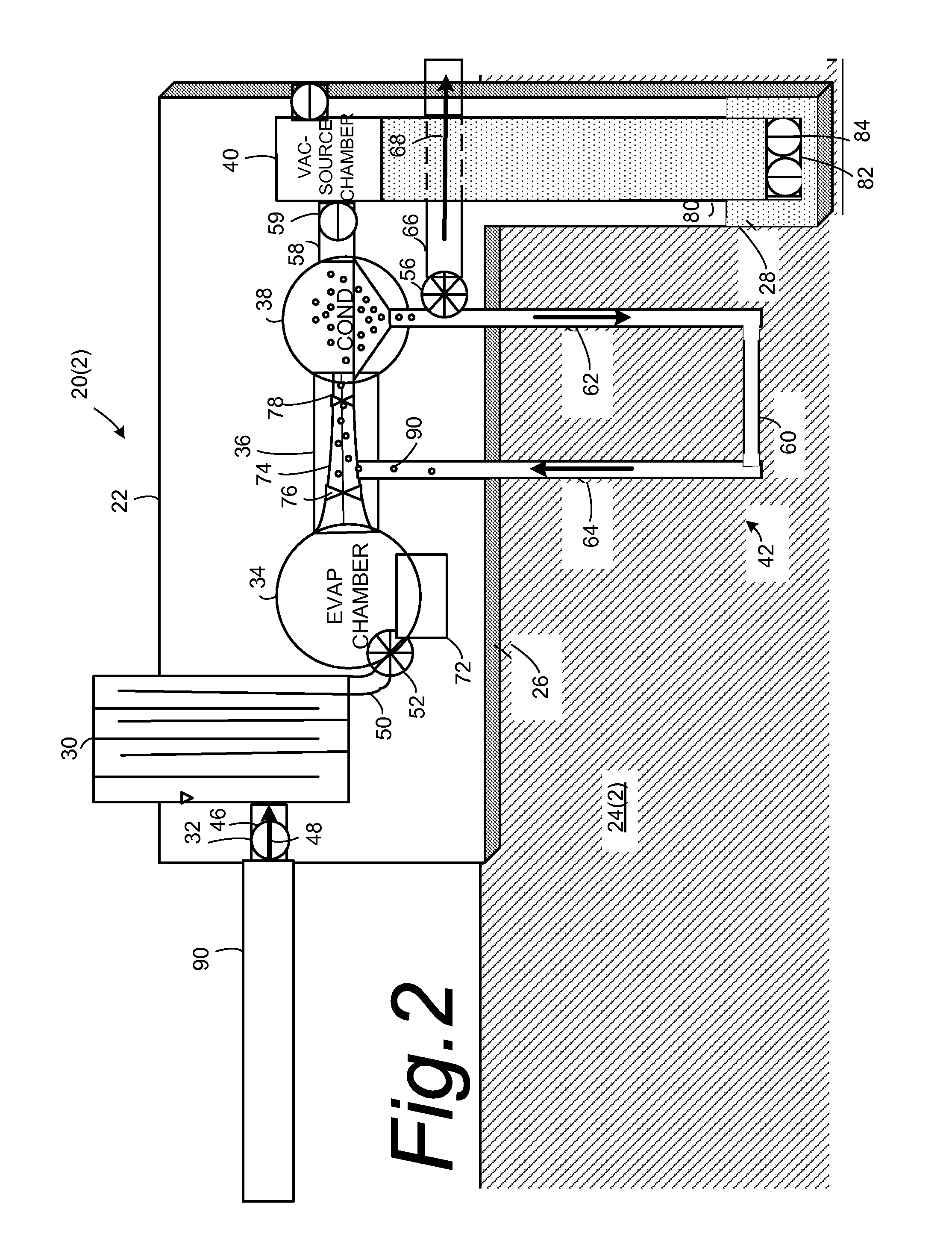 Method and apparatus for treatment of impotable water