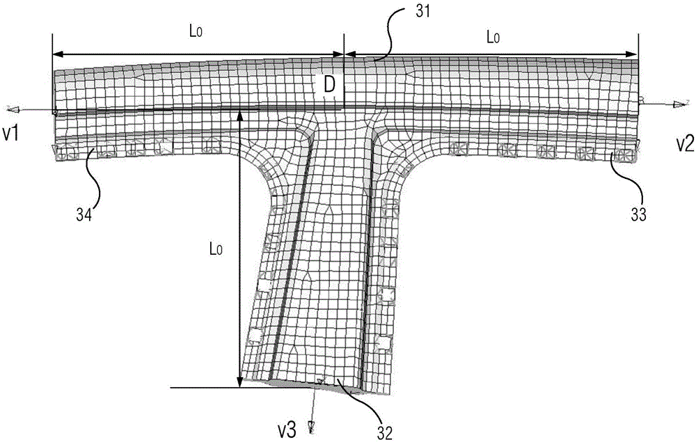 Rigidity analysis method for automobile connector