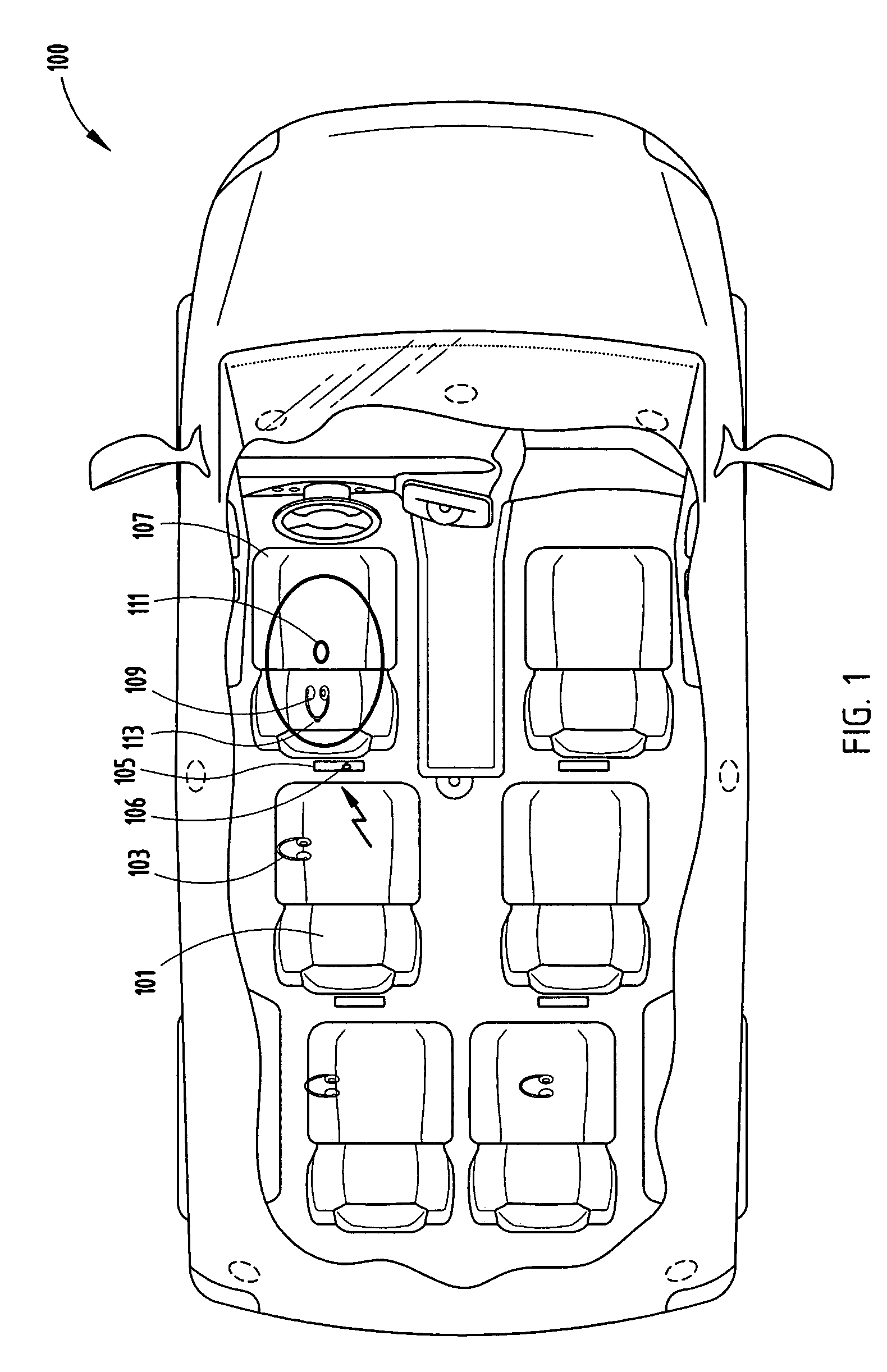 Location based audio reception zone system for use with vehicular entertainment systems