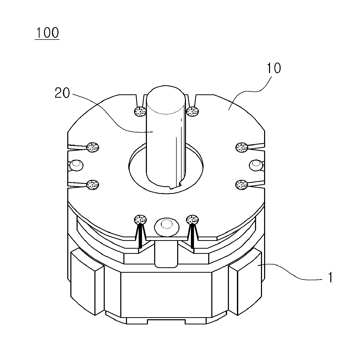 Motor and manufacturing method thereof