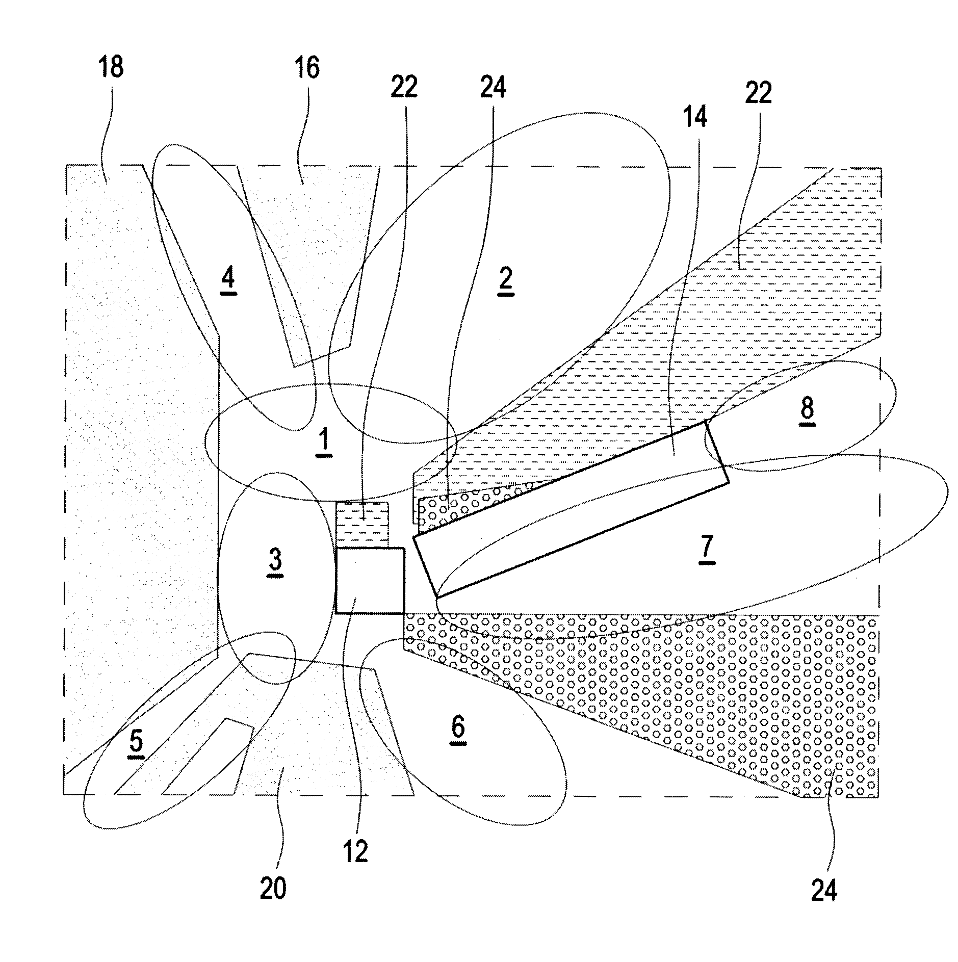 Blind spot warning device and blind spot warning system