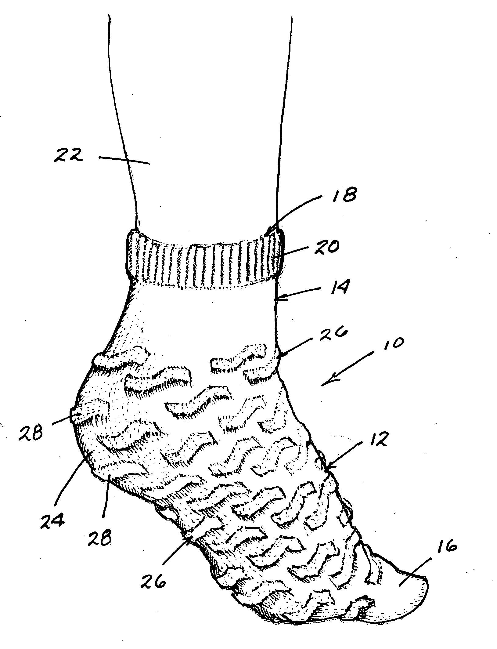 Slip-resistant stocking