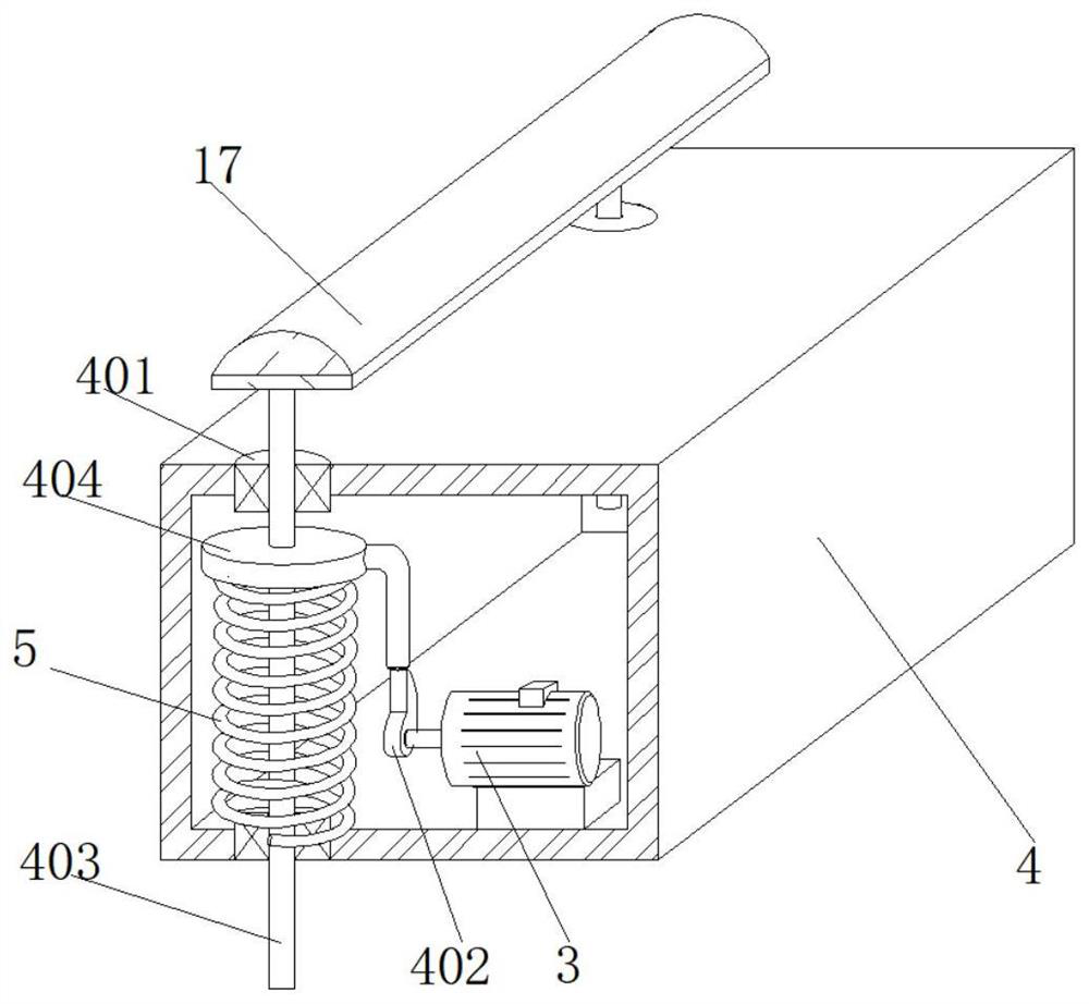 Rice dust removal device for agricultural production