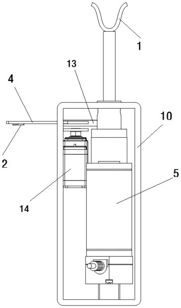 Intelligent auxiliary robot for container