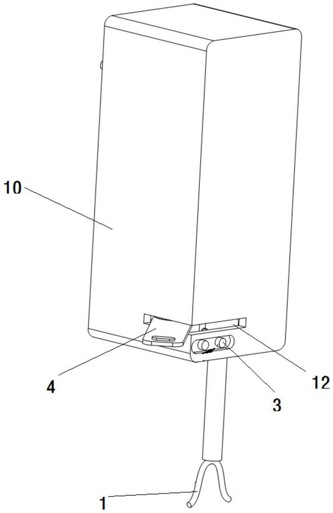 Intelligent auxiliary robot for container