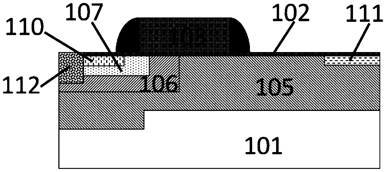 Switch LDMOS device and manufacturing method thereof